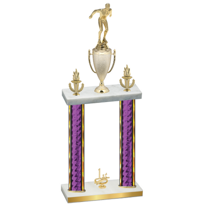 Double Purple Glacier First Place Swimming Trophy