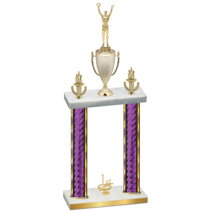 Double Purple Glacier First Place Victory Trophy