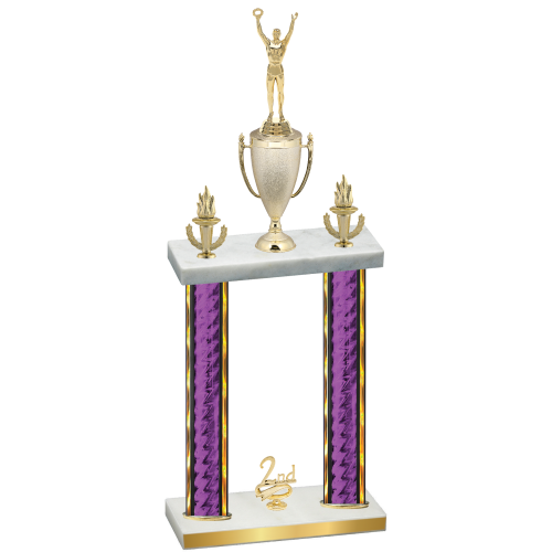 Double Purple Glacier Second Place Victory Trophy