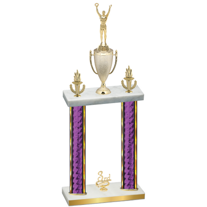 Double Purple Glacier Third Place Victory Trophy