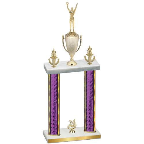Double Purple Glacier Year Victory Trophy