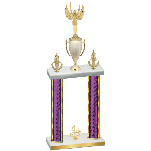 Double Purple Glacier Fourth Place Victory Trophy