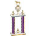 Double Purple Glacier Victory Horses Trophy