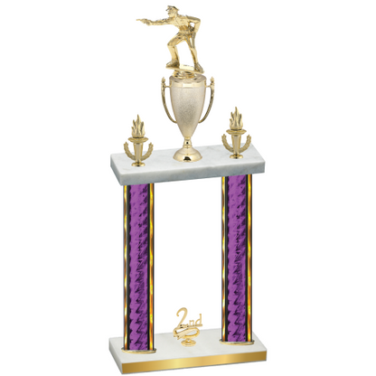 Double Purple Glacier Second Place Shooter Trophy