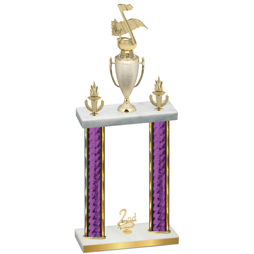 Double Purple Glacier Second Place Music Trophy