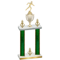 Double Green Glacier Victory Running Trophy