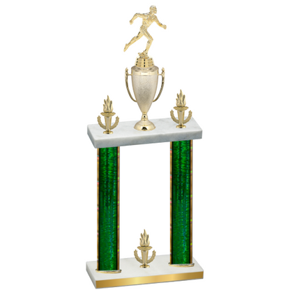 Double Green Glacier Victory Running Trophy