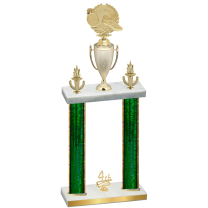 Double Green Glacier Fourth Place Running Trophy