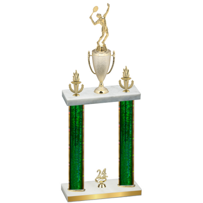 Double Green Glacier Year Tennis Trophy