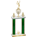 Double Green Glacier Third Place Tennis Trophy