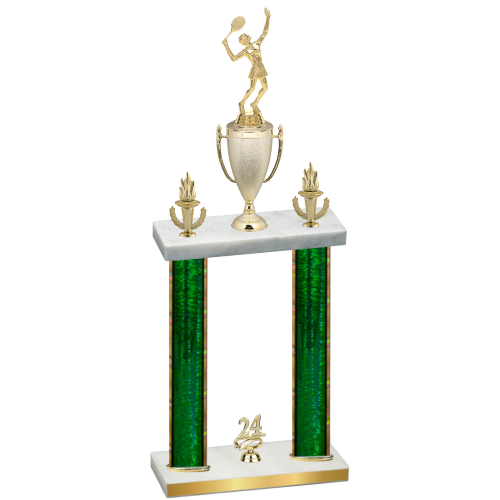 Double Green Glacier Year Tennis Trophy
