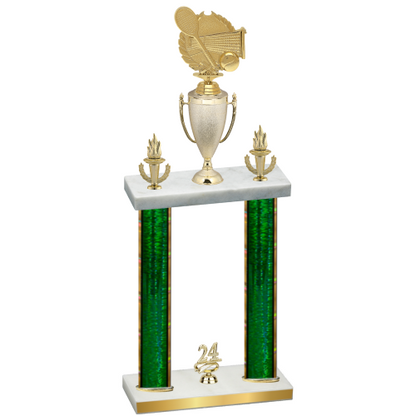 Double Green Glacier Year Tennis Trophy