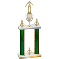 Double Green Glacier Victory Wrestling Trophy