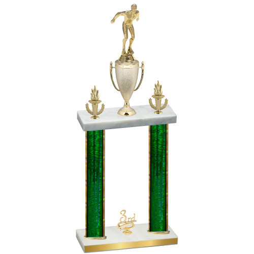 Double Green Glacier Third Place Swimming Trophy