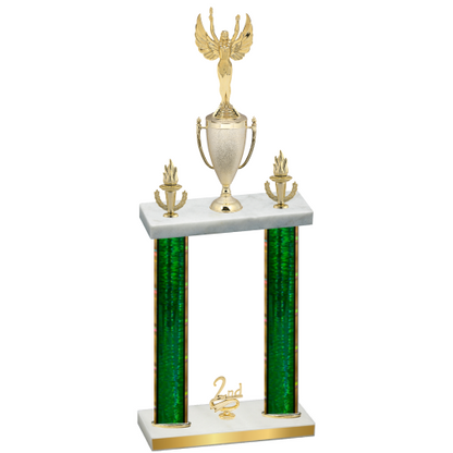 Double Green Glacier Second Place Victory Trophy