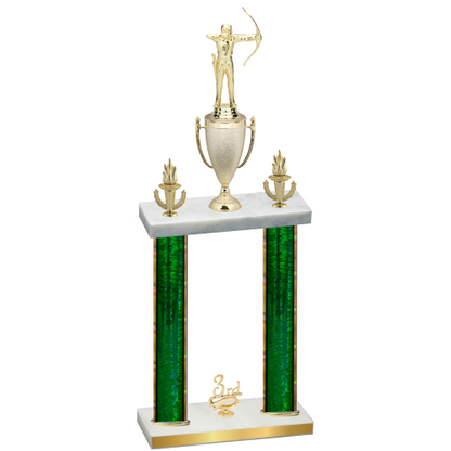Double Green Glacier Third Place Archery Trophy