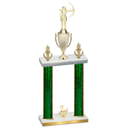 Double Green Glacier Second Place Archery Trophy