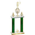 Double Green Glacier Third Place Archery Trophy