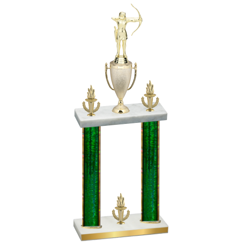 Double Green Glacier Victory Archery Trophy
