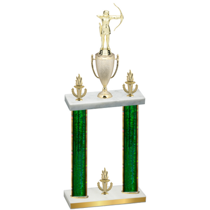 Double Green Glacier Victory Archery Trophy