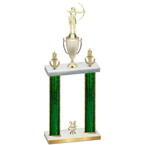 Double Green Glacier Year Archery Trophy