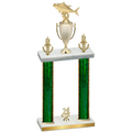 Double Green Glacier Year Fishing Trophy