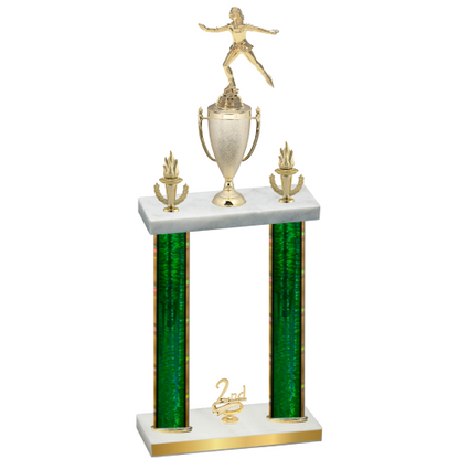 Double Green Glacier Second Place Skater Trophy