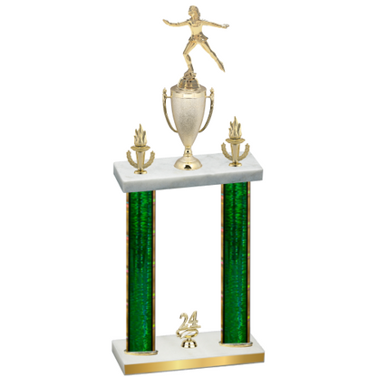 Double Green Glacier Year Skater Trophy