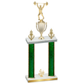 Double Green Glacier Fourth Place Weights Trophy
