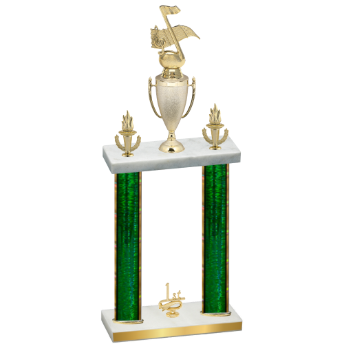 Double Green Glacier First Place Music Trophy