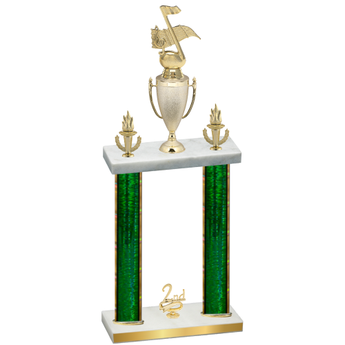 Double Green Glacier Second Place Music Trophy