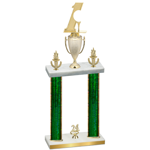 Double Green Glacier Year Golf Trophy