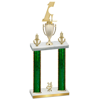 Double Green Glacier Year Golf Trophy