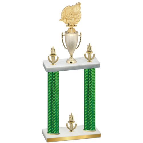 Double Green Carbon Fiber Victory Swimming Trophy