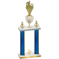 Double Blue Glacier Fourth Place Rugby Trophy