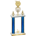 Double Blue Glacier Second Place Bowling Trophy