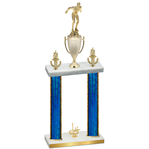 Double Blue Glacier First Place Swimming Trophy