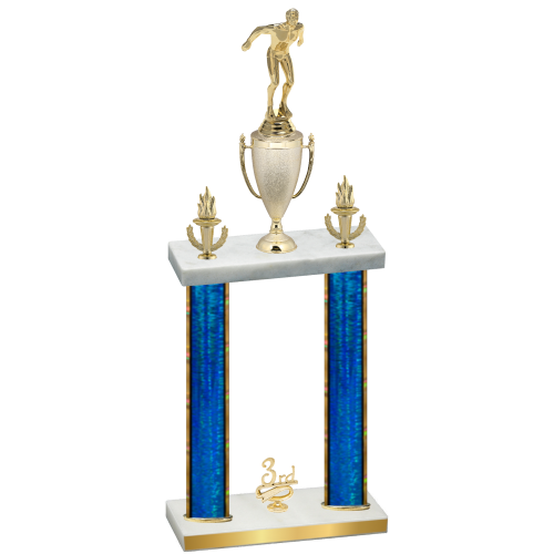 Double Blue Glacier Third Place Swimming Trophy