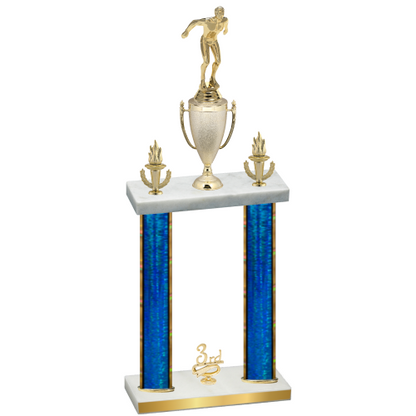 Double Blue Glacier Third Place Swimming Trophy