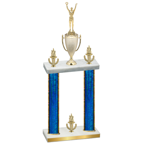 Double Blue Glacier Victory Victory Trophy