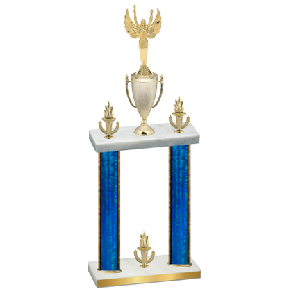 Double Blue Glacier Victory Victory Trophy
