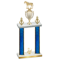 Double Blue Glacier Second Place Horses Trophy