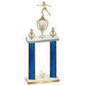 Double Blue Glacier Third Place Skater Trophy