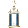 Double Blue Glacier Victory Skater Trophy