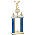 Double Blue Glacier Year Weights Trophy