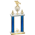 Double Blue Glacier Second Place Fishing Trophy
