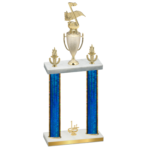 Double Blue Glacier First Place Music Trophy