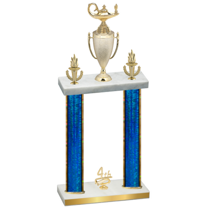 Double Blue Glacier Fourth Place Academics Trophy