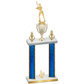 Double Blue Glacier Fourth Place Softball Trophy