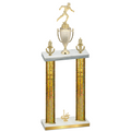 Double Gold Glacier First Place Running Trophy